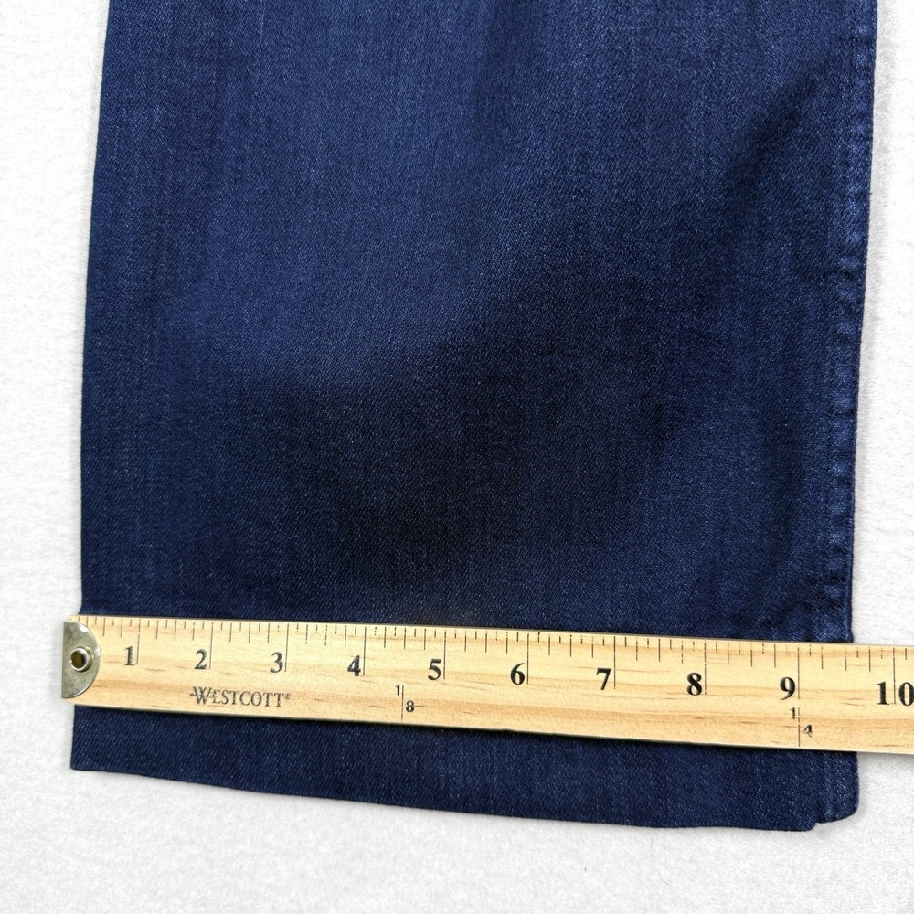 Maeve Anthropologie Jeans Womens 27 The Colette Wide Leg Crop Denim Patch Pocket - Picture 11 of 13